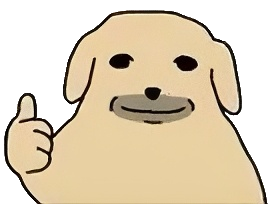 cool story bro chien pouce