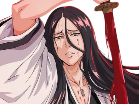 unohana retsu bleach cheveux noir yeux bleu uranie de broglie fic bloop