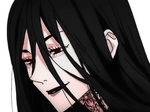 mei mei-mei jujutsu kaisen jjk cheveux blanc yeux violet tresse ade adelaide vizard bloop noir
