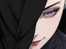 mei-mei-mei-jujutsu-kaisen-jjk-cheveux-blanc-yeux-violet-tresse-ade-adelaide-vizard-bloop-noir