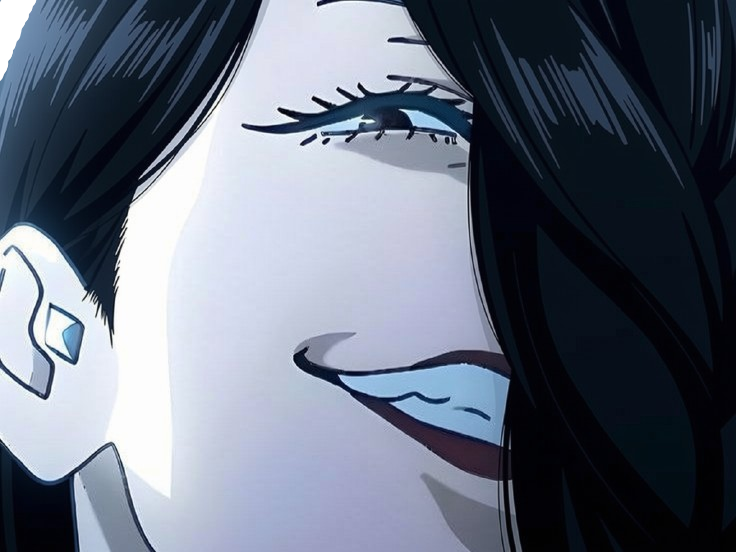 mei mei-mei jujutsu kaisen jjk cheveux blanc yeux violet tresse ade adelaide vizard bloop noir