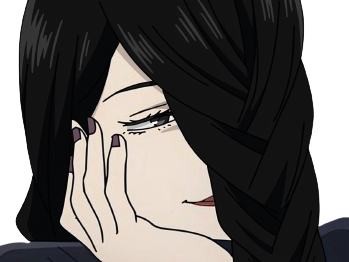 mei mei-mei jujutsu kaisen jjk cheveux blanc yeux violet tresse ade adelaide vizard bloop noir