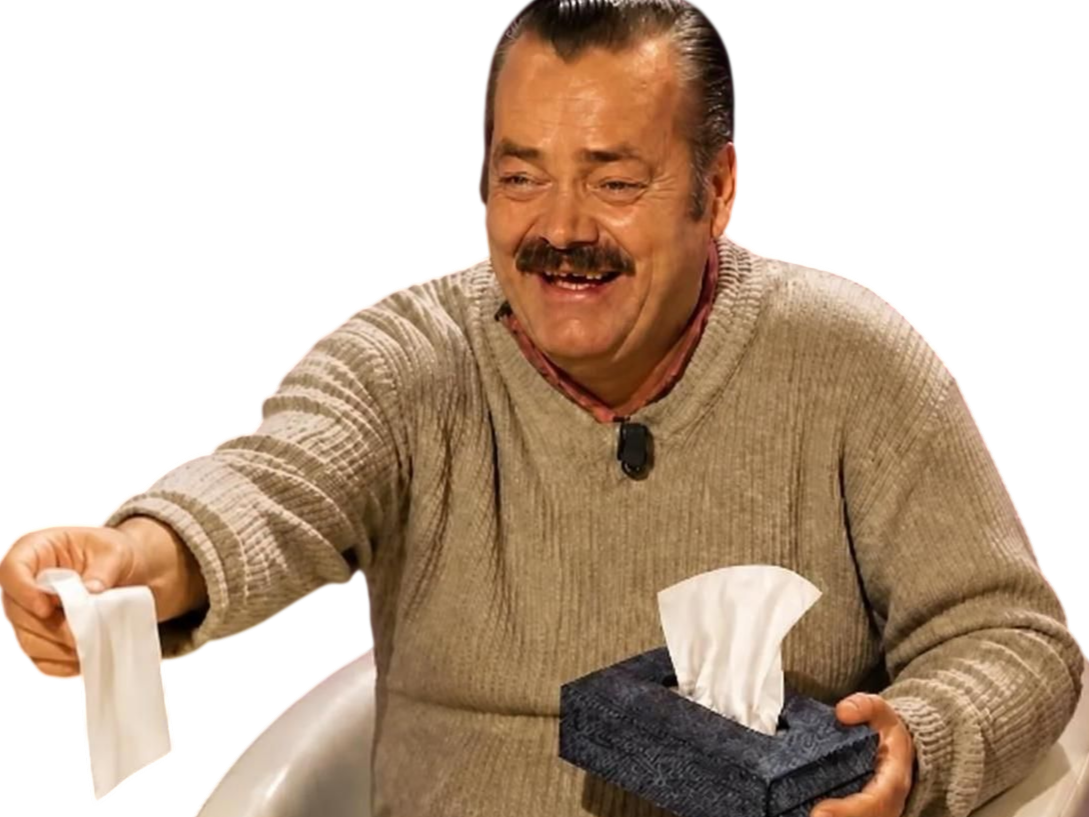 risitas mouchoir boite tends tendre donne passe