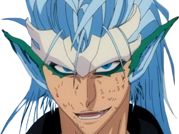grimmjow jaegerjaquez bleach cheveux bleu yeux arrancar masque grimm jager fic bloop resurrection