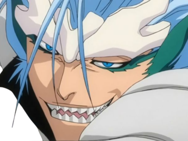 grimmjow jaegerjaquez bleach cheveux bleu yeux arrancar masque grimm jager fic bloop resurrection