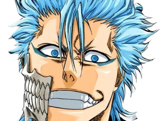 grimmjow jaegerjaquez bleach cheveux bleu yeux arrancar masque grimm jager fic bloop