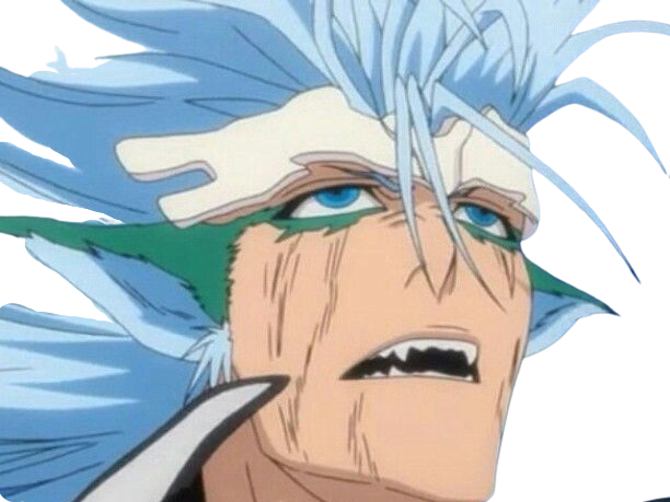 grimmjow jaegerjaquez bleach cheveux bleu yeux arrancar masque grimm jager fic bloop resurrection