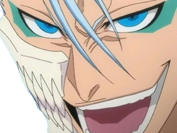 grimmjow jaegerjaquez bleach cheveux bleu yeux arrancar masque grimm jager fic bloop