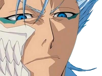 grimmjow jaegerjaquez bleach cheveux bleu yeux arrancar masque grimm jager fic bloop