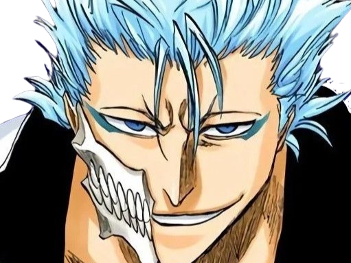grimmjow jaegerjaquez bleach cheveux bleu yeux arrancar masque grimm jager fic bloop