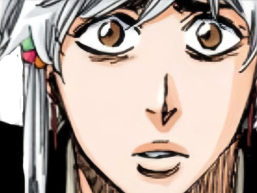 Sticker isane kotetsu bleach cheveux blanc yeux marron noisette perles tresse fic bloop par Bl0op