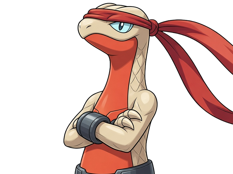 delta massko grovyle juptile pokemon pkm insurgence fangame fic __vlt__ kalos-du-sud cokar type normal combat