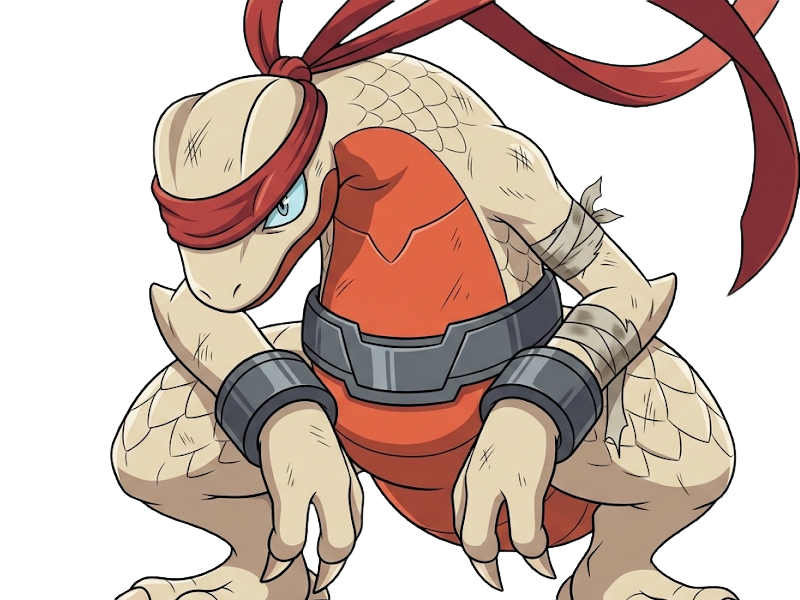 delta massko grovyle juptile pokemon pkm insurgence fangame fic __vlt__ kalos-du-sud cokar type normal combat