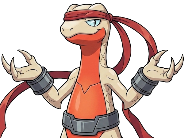 delta massko grovyle juptile pokemon pkm insurgence fangame fic __vlt__ kalos-du-sud cokar type normal combat