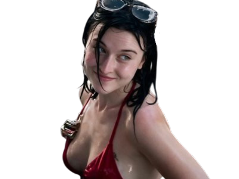 oceane la fille au bikini rouge red girl simps simp femme onlyfans