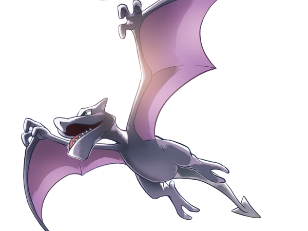 ptera aerodactyl pokemon pkm jeu anime type roche vol 1g kanto fossile