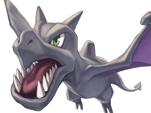 ptera aerodactyl pokemon pkm jeu anime type roche vol 1g kanto fossile