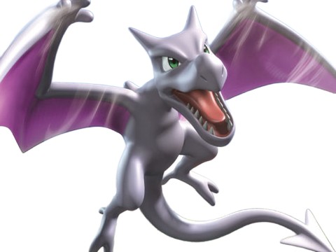 ptera aerodactyl pokemon pkm jeu anime type roche vol 1g kanto fossile