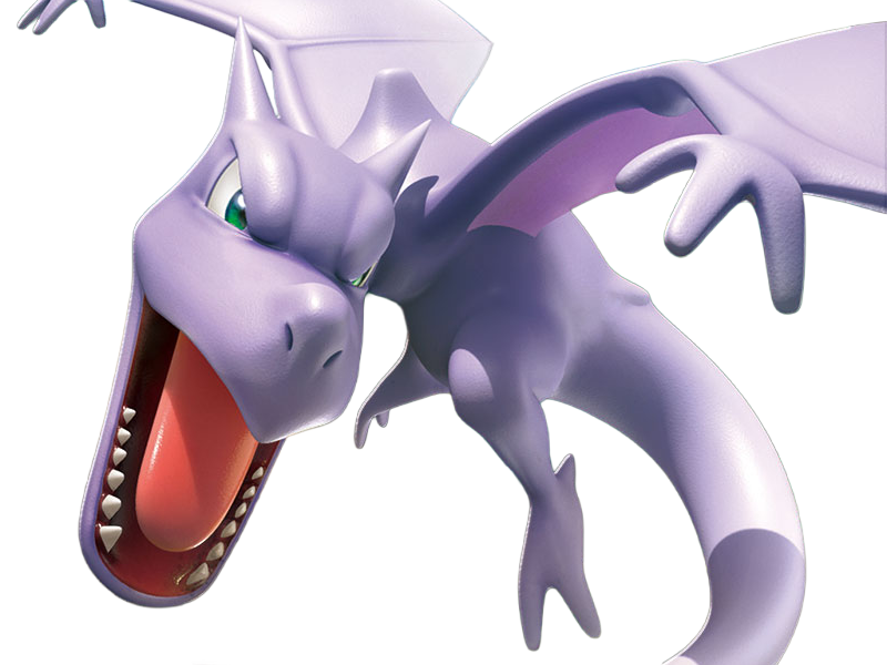 ptera aerodactyl pokemon pkm jeu anime type roche vol 1g kanto fossile
