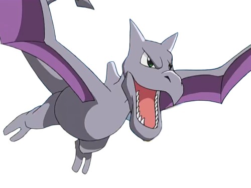 ptera aerodactyl pokemon pkm jeu anime type roche vol 1g kanto fossile