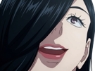 mei mei mei jujutsu kaisen jjk cheveux blanc yeux violet tresse ade adelaide vizard bloop noir