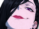mei mei mei jujutsu kaisen jjk cheveux blanc yeux violet tresse ade adelaide vizard bloop noir