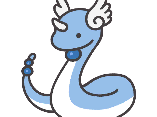draco dragonair hakuryu pokemon pkm jeu anime type dragon 1g kanto
