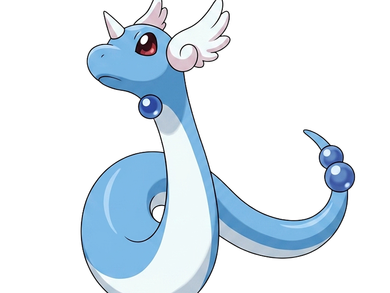 draco dragonair hakuryu pokemon pkm jeu anime type dragon 1g kanto