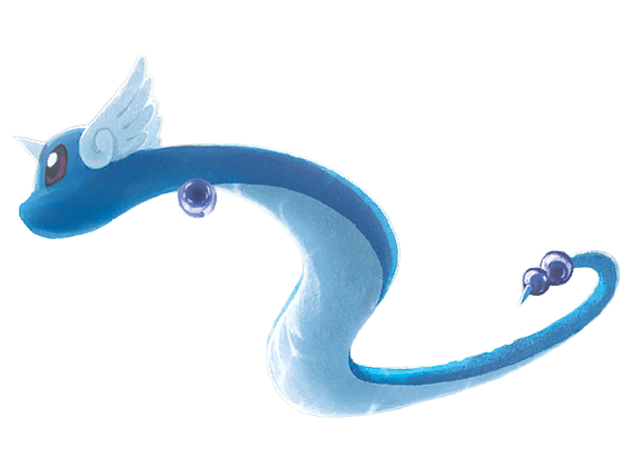 draco dragonair hakuryu pokemon pkm jeu anime type dragon 1g kanto