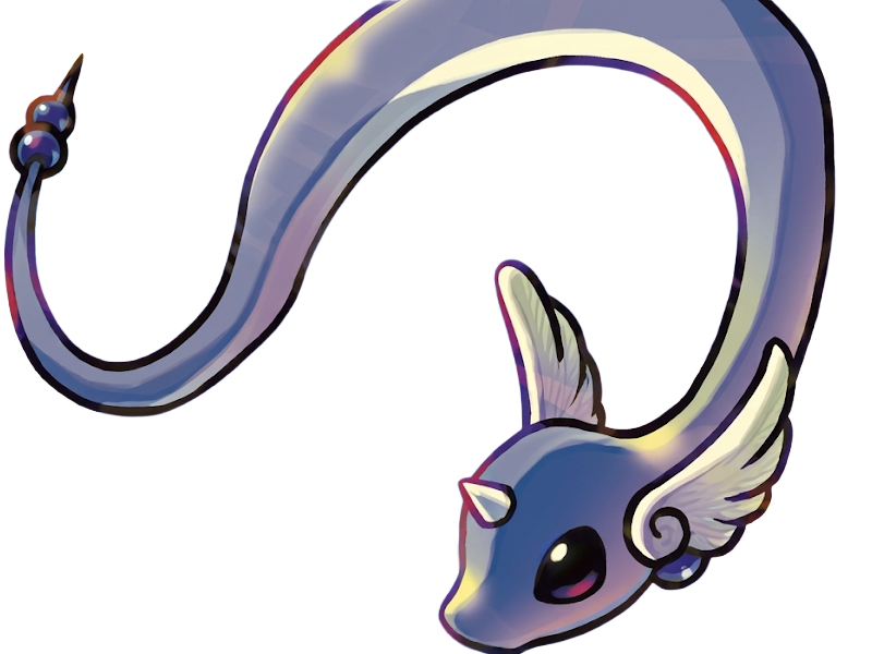 draco dragonair hakuryu pokemon pkm jeu anime type dragon 1g kanto