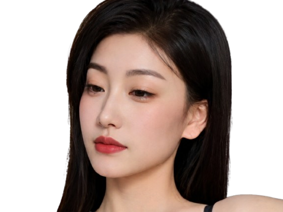 chinoise asiatique belle pensive