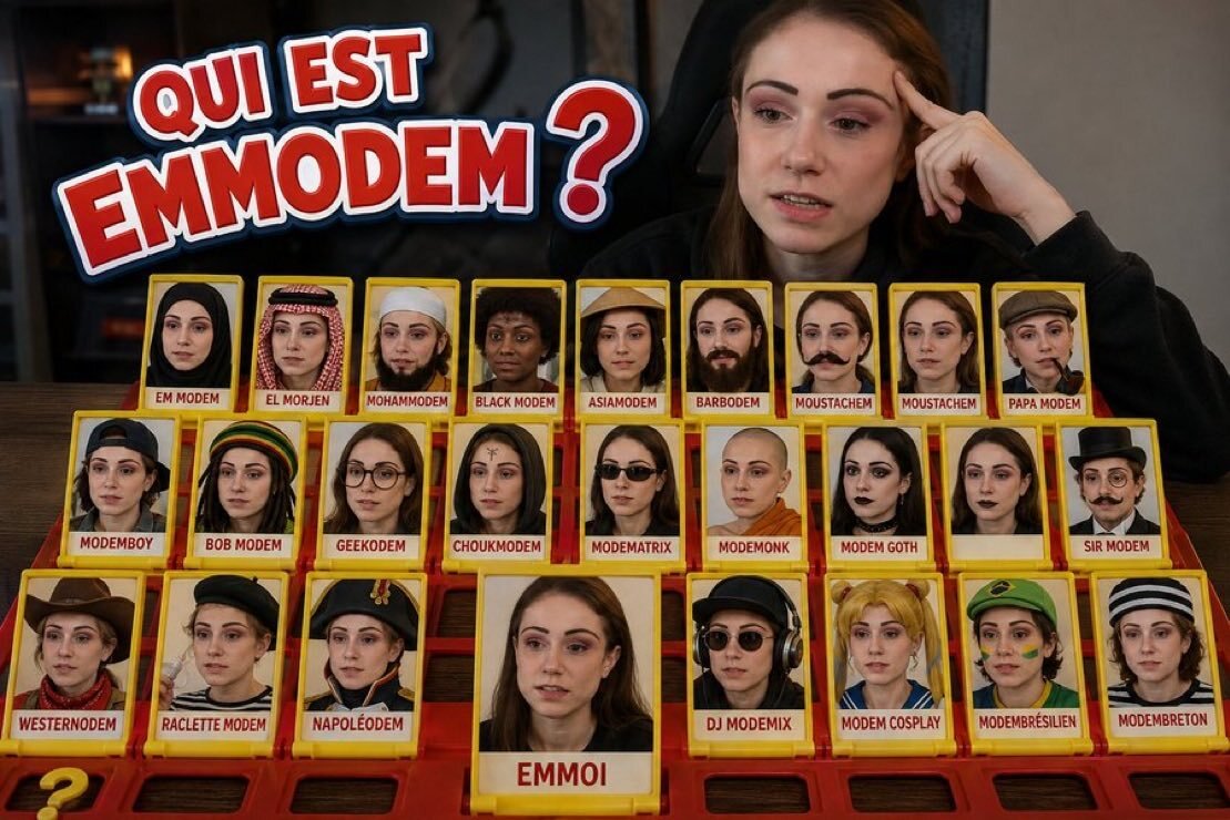 emmodem meuf twitch gauchiste faux compte sang dz lfi antifa discord streameuse woke sourcil moche