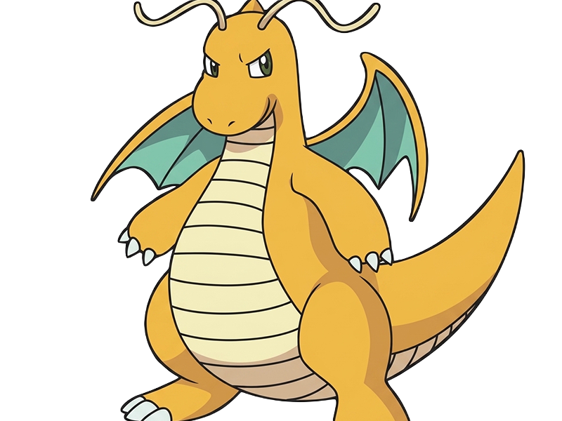 dracolosse dragonite kairyu pokemon pkm jeu anime type dragon vol 1g kanto