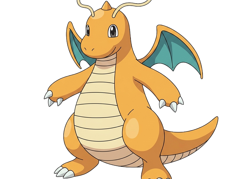 dracolosse dragonite kairyu pokemon pkm jeu anime type dragon vol 1g kanto