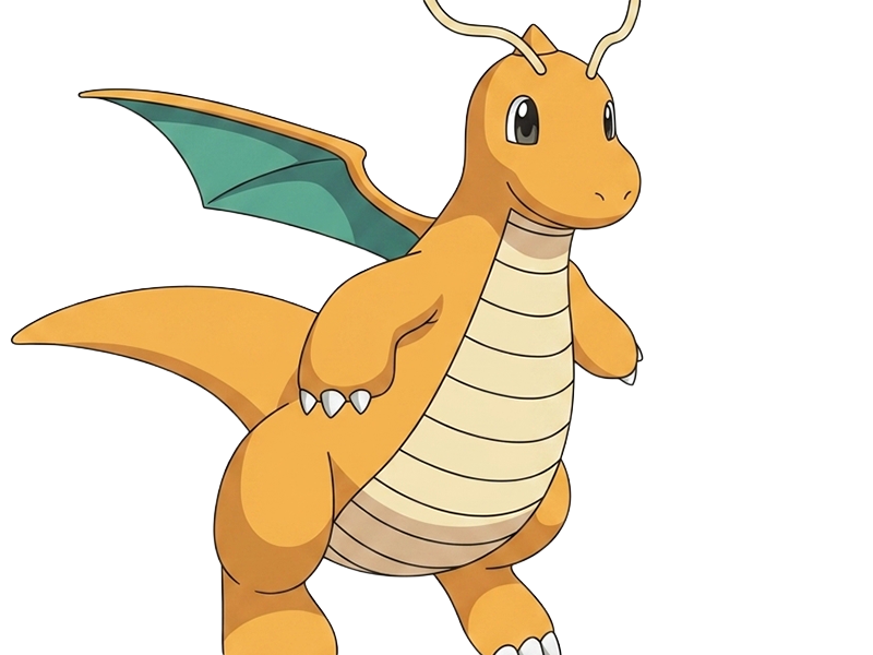 dracolosse dragonite kairyu pokemon pkm jeu anime type dragon vol 1g kanto