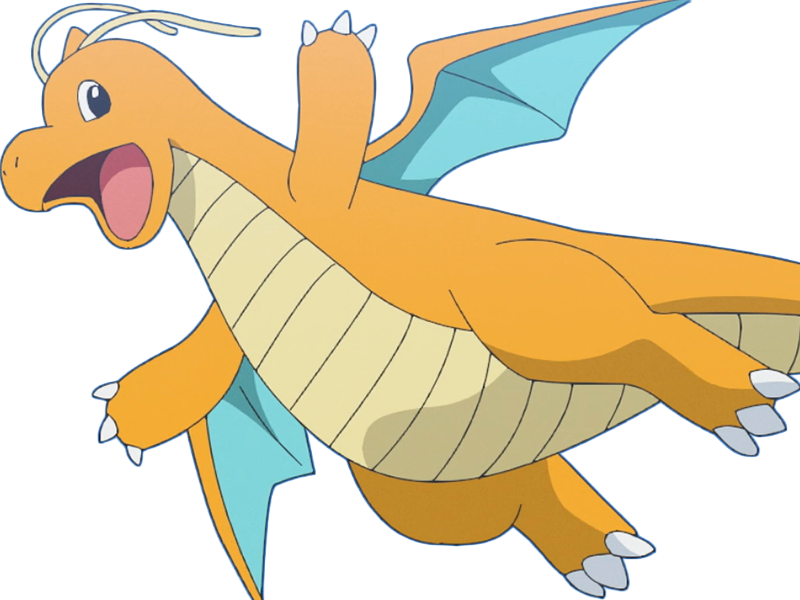 Sticker dracolosse dragonite kairyu pokemon pkm jeu anime type dragon vol 1g kanto par Dark-63