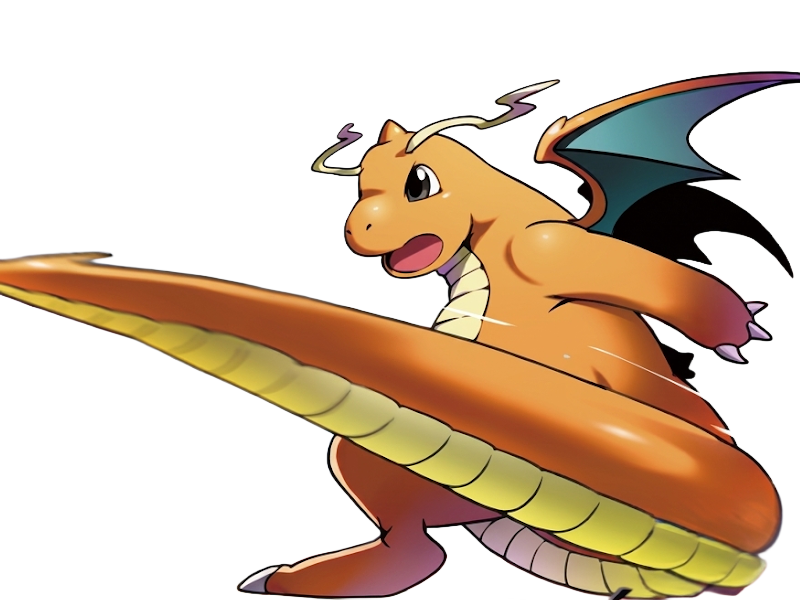 Sticker dracolosse dragonite kairyu pokemon pkm jeu anime type dragon vol 1g kanto par Dark-63