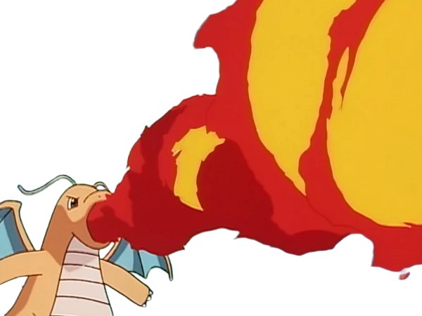 Sticker dracolosse dragonite kairyu pokemon pkm jeu anime type dragon vol 1g kanto par Dark-63