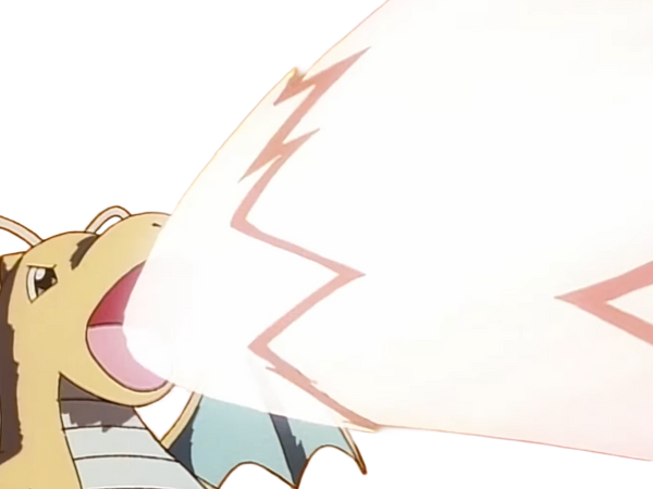 Sticker dracolosse dragonite kairyu pokemon pkm jeu anime type dragon vol 1g kanto par Dark-63