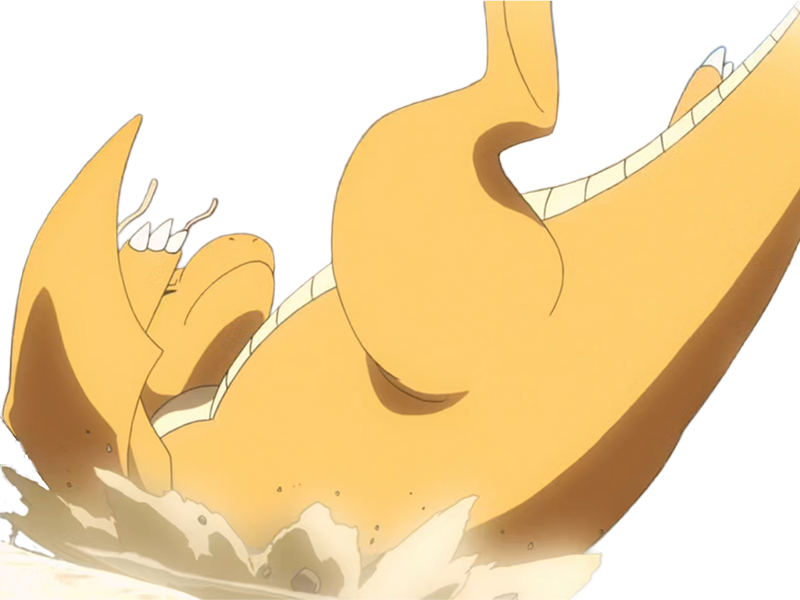 Sticker dracolosse dragonite kairyu pokemon pkm jeu anime type dragon vol 1g kanto par Dark-63