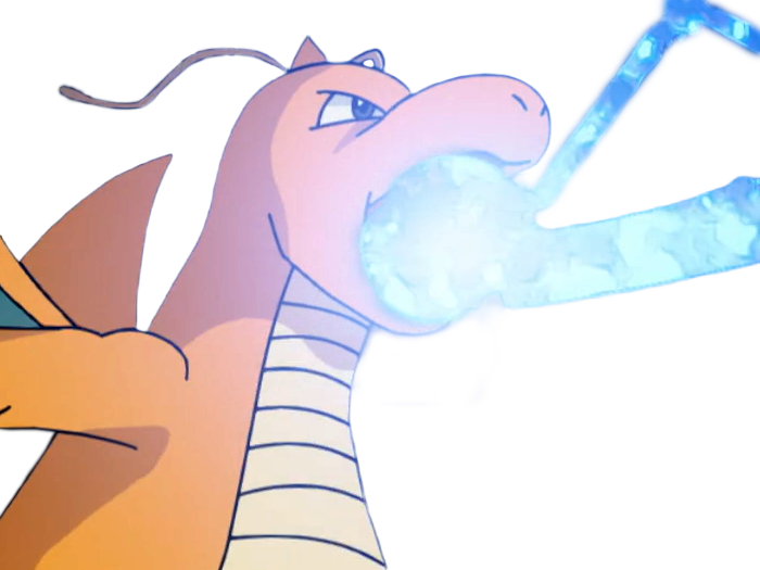 Sticker dracolosse dragonite kairyu pokemon pkm jeu anime type dragon vol 1g kanto par Dark-63