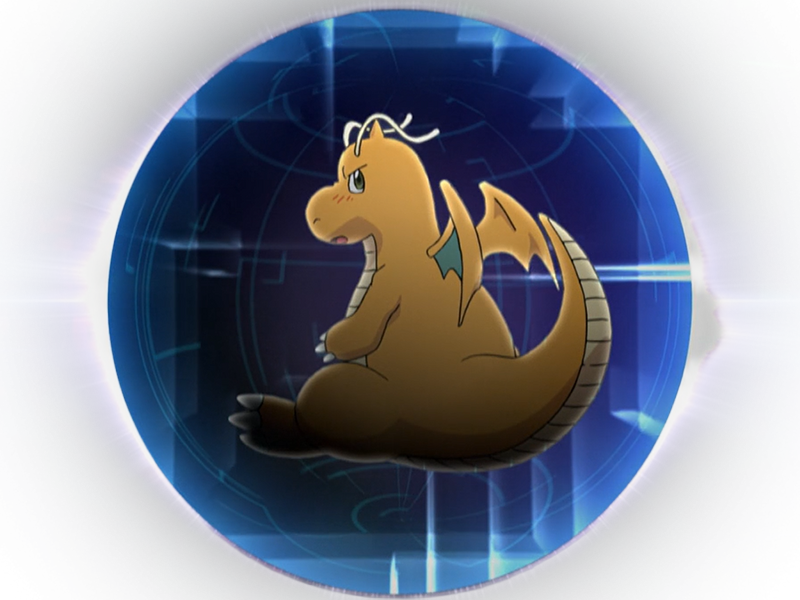 Sticker dracolosse dragonite kairyu pokemon pkm jeu anime type dragon vol 1g kanto par Dark-63