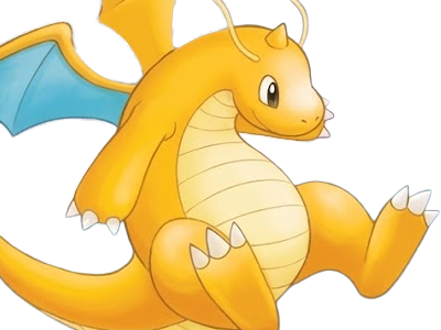 Sticker dracolosse dragonite kairyu pokemon pkm jeu anime type dragon vol 1g kanto par Dark-63