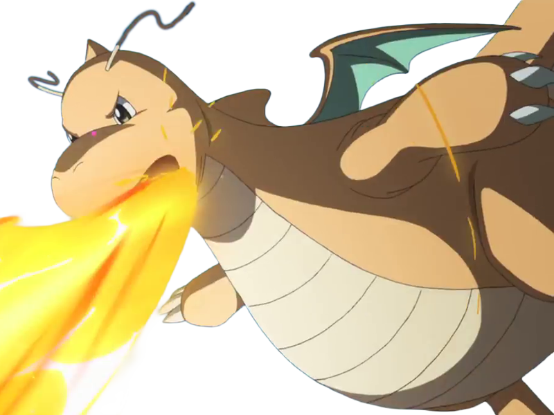 Sticker dracolosse dragonite kairyu pokemon pkm jeu anime type dragon vol 1g kanto par Dark-63