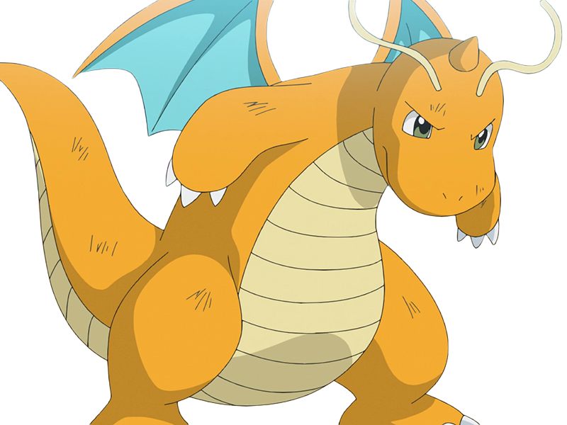Sticker dracolosse dragonite kairyu pokemon pkm jeu anime type dragon vol 1g kanto par Dark-63