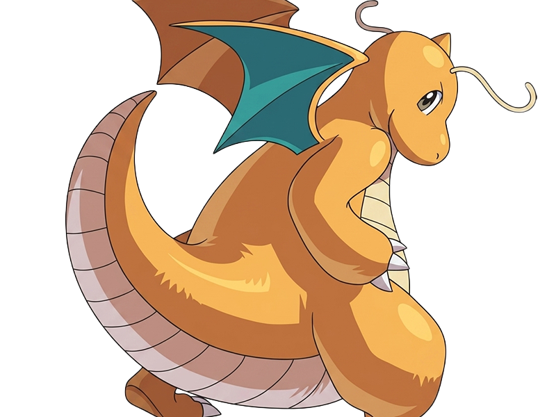 dracolosse dragonite kairyu pokemon pkm jeu anime type dragon vol 1g kanto