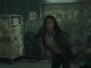 jun ji hyun actrice coreenne panique cachee course mignonne cute gif
