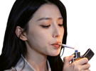 asiatique-fume-smoke-style-briquet-flamme-cigarette-belle-badass