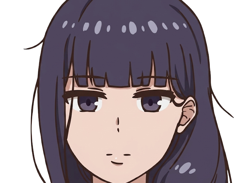 misuzu gundou tomo-chan est une fille anime manga waifu yeux violets cheveux mauves