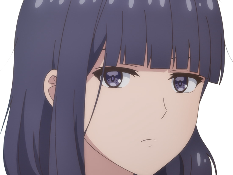 misuzu gundou tomo-chan est une fille anime manga waifu yeux violets cheveux mauves